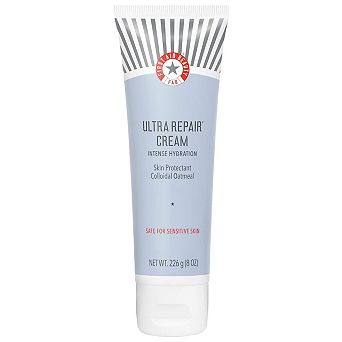 First Aid Beauty Ultra Repair Cream Intense Hydration Face and Body Moisturizer for Skin Repair
