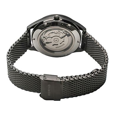 BERING Men's Automatic Titanium Mesh Strap Watch - 16743-377