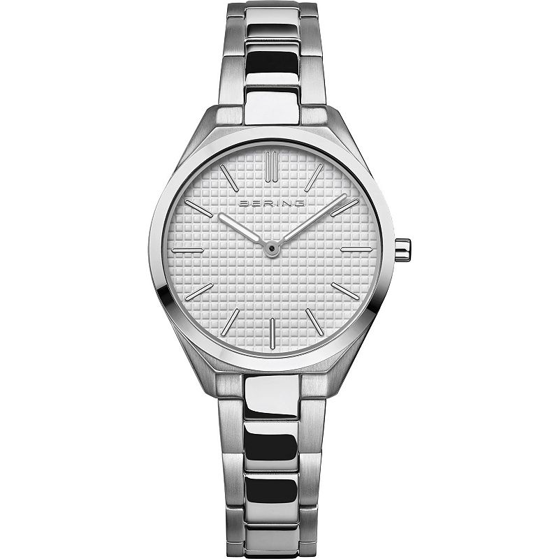 BERING Womens Ultra Slim Stainless Steel Bracelet Watch - 17231-700, Size: