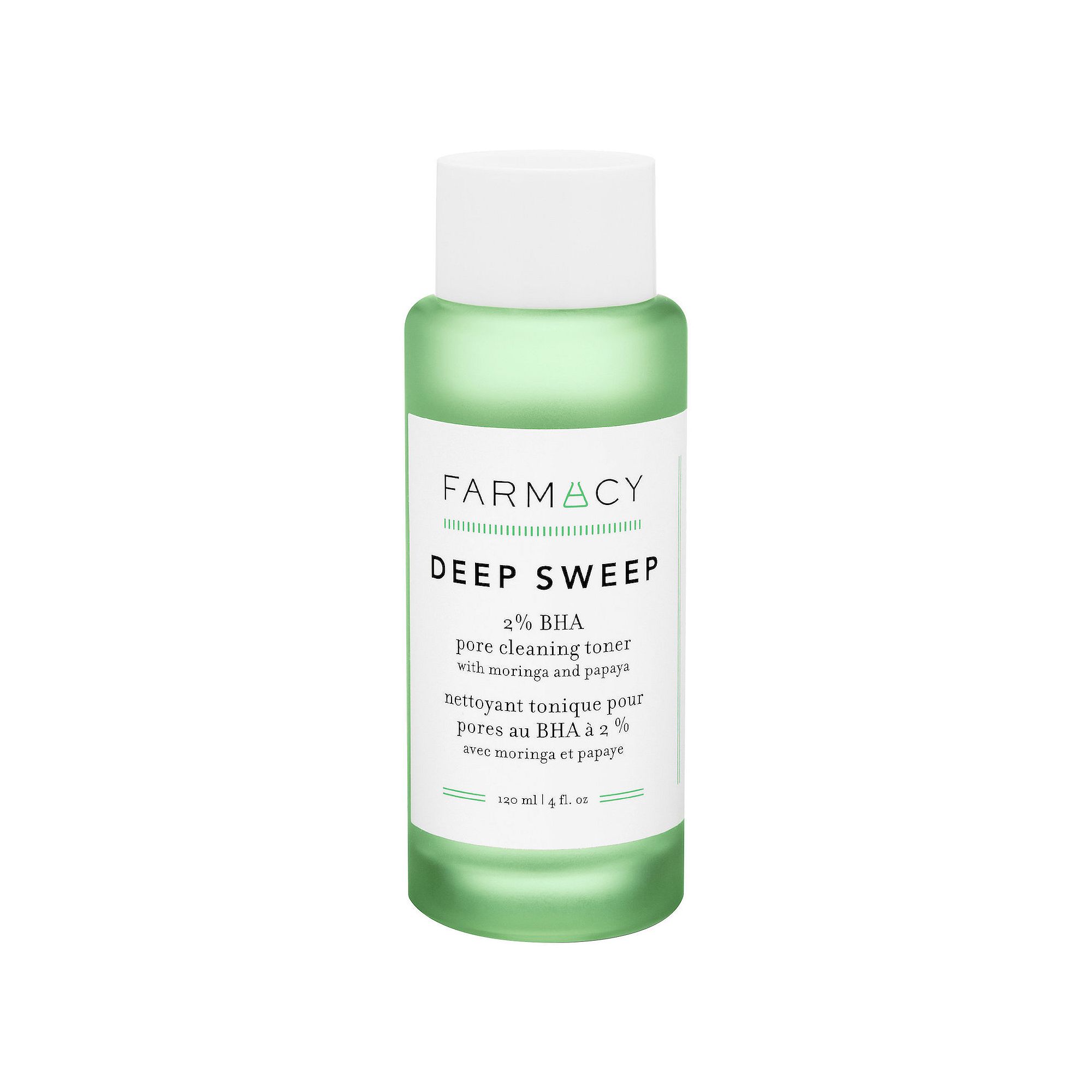 Farmacy Deep Sweep 2% BHA Pore Cleaning Toner with Moringa + Papaya, Size: 