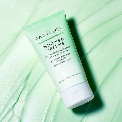 Whipped Greens Oil-Free Foaming Cleanser with Moringa and Papaya