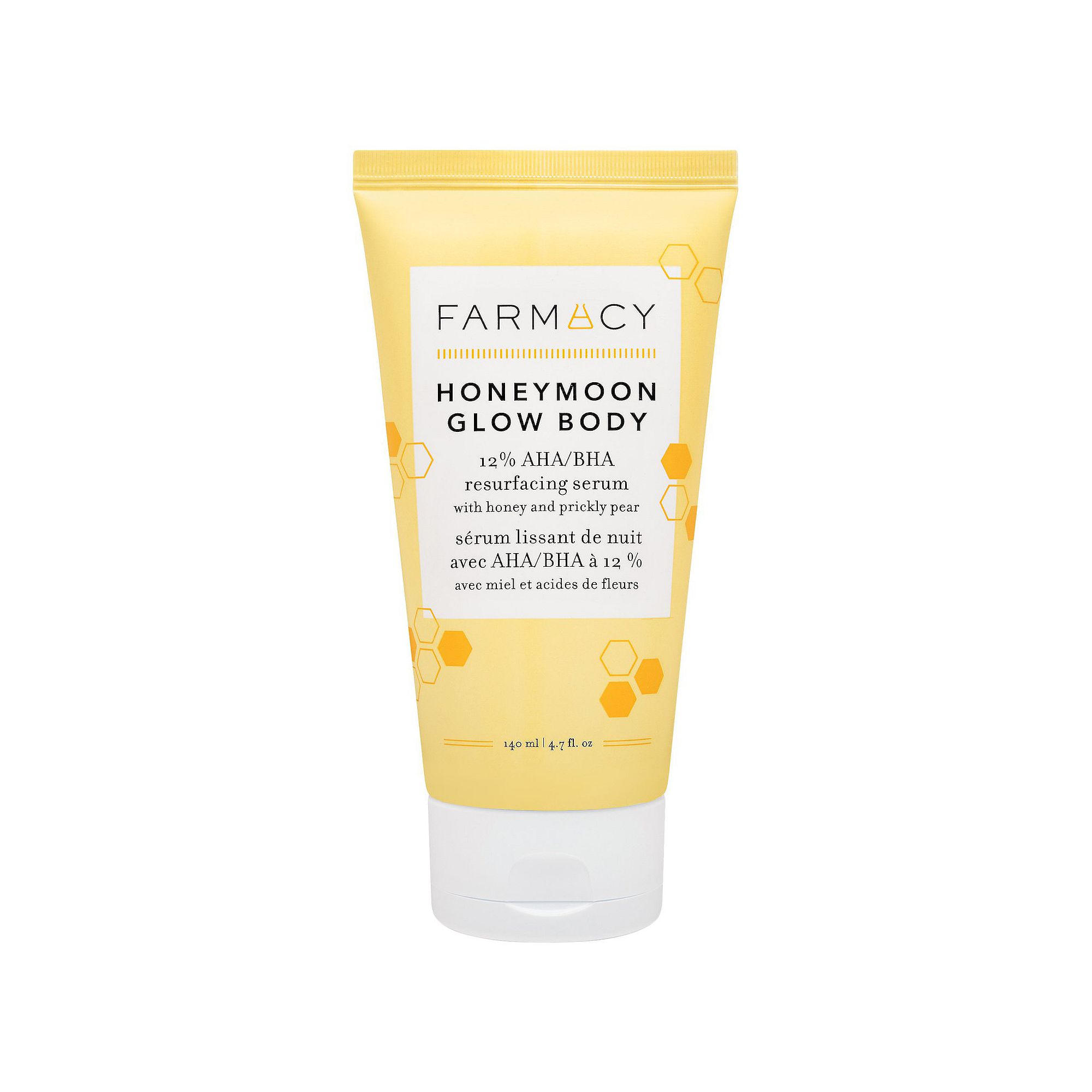 Farmacy Honeymoon Glow Body 12% AHA/BHA Bump-Smoothing Night Serum, Size: 4