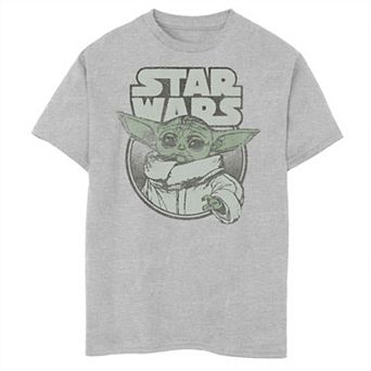 Boys 8-20 Star Wars: The Mandalorian Group Shot Friends In The Shadows Graphic Tee