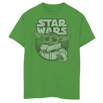 Boys 6-20 Star Wars: The Mandalorian Group Shot Friends In The Shadows Graphic Tee