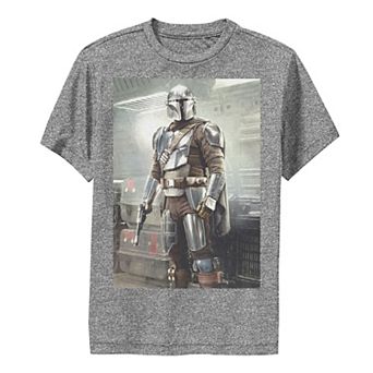 Boys 8-20 Star Wars: The Mandalorian Stance Poster Performance Graphic Tee