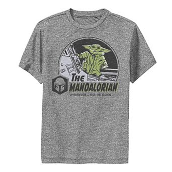Boys 8-20 Star Wars: The Mandalorian The Child aka Baby Yoda In Space Performance Graphic Tee