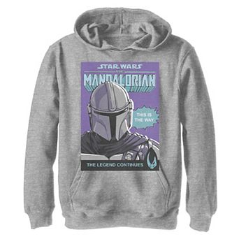 Boys 8-20 Star Wars: The Mandalorian This Is The Way Poster Graphic Hoodie