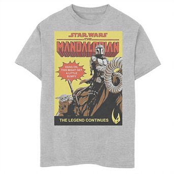 Boys 6-20 Star Wars: The Mandalorian Hang On Poster Graphic Tee