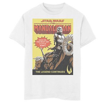 Boys 6-20 Star Wars: The Mandalorian Hang On Poster Graphic Tee