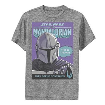 Boys 8-20 Star Wars: The Mandalorian This Is The Way Poster Performance Graphic Tee