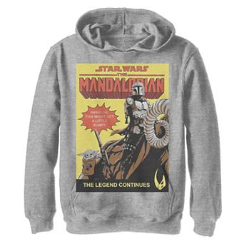 Boys 8-20 Star Wars: The Mandalorian Hang On Poster Graphic Hoodie