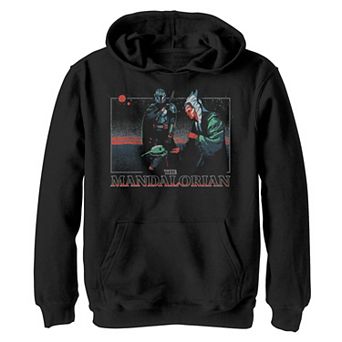 Boys 4-20 Star Wars: The Mandalorian Group Shot Searching For You Graphic Hoodie
