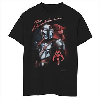 Boys 8-20 Star Wars: The Mandalorian Retro Faded Glow Graphic Tee