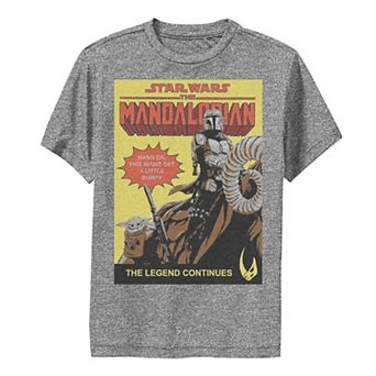 Boys 8-20 Star Wars: The Mandalorian Hang On Poster Performance Graphic Tee