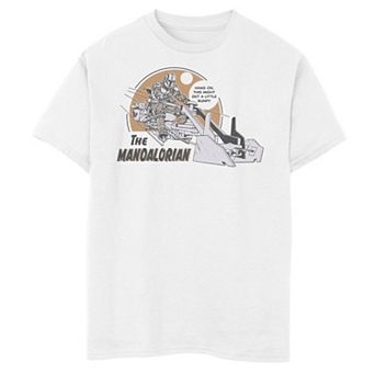 Boys 6-20 Star Wars: The Mandalorian Speeder Comic Graphic Tee