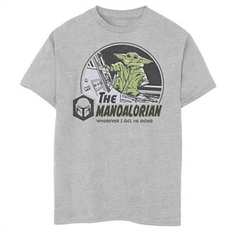 Boys 6-20 Star Wars: The Mandalorian The Child aka Baby Yoda In Space Graphic Tee