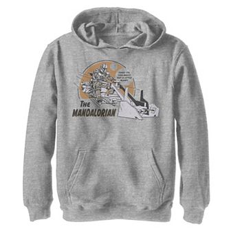 Boys 8-20 Star Wars: The Mandalorian Speeder Comic Graphic Hoodie