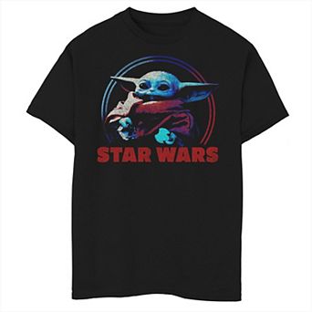 Boys 6-20 Star Wars: The Mandalorian The Child aka Baby Yoda Stolen Cookie Portrait Graphic Tee