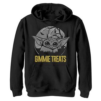 Boys 8-20 Star Wars The Mandalorian Halloween The Child aka Baby Yoda Gimmie Treats Graphic Hoodie