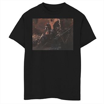 Boys 8-20 Star Wars Mando Warzone Poster Graphic Tee