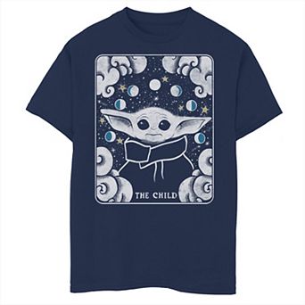 Boys 8-20 Star Wars The Mandalorian The Child aka Baby Yoda Card Graphic Tee