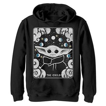 Boys 4-20 Star Wars The Mandalorian The Child aka Baby Yoda Card Graphic Hoodie
