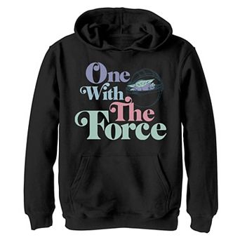 Boys 8-20 Star Wars The Child aka Baby Yoda One With The Force Graphic Hoodie