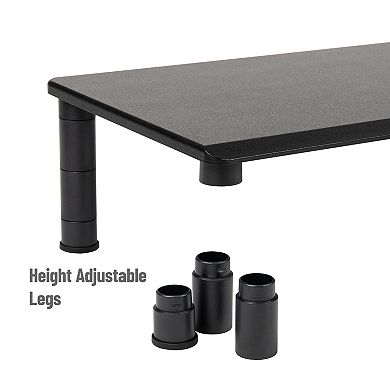 Mind Reader Large Dual Monitor Stand For Computer Screens