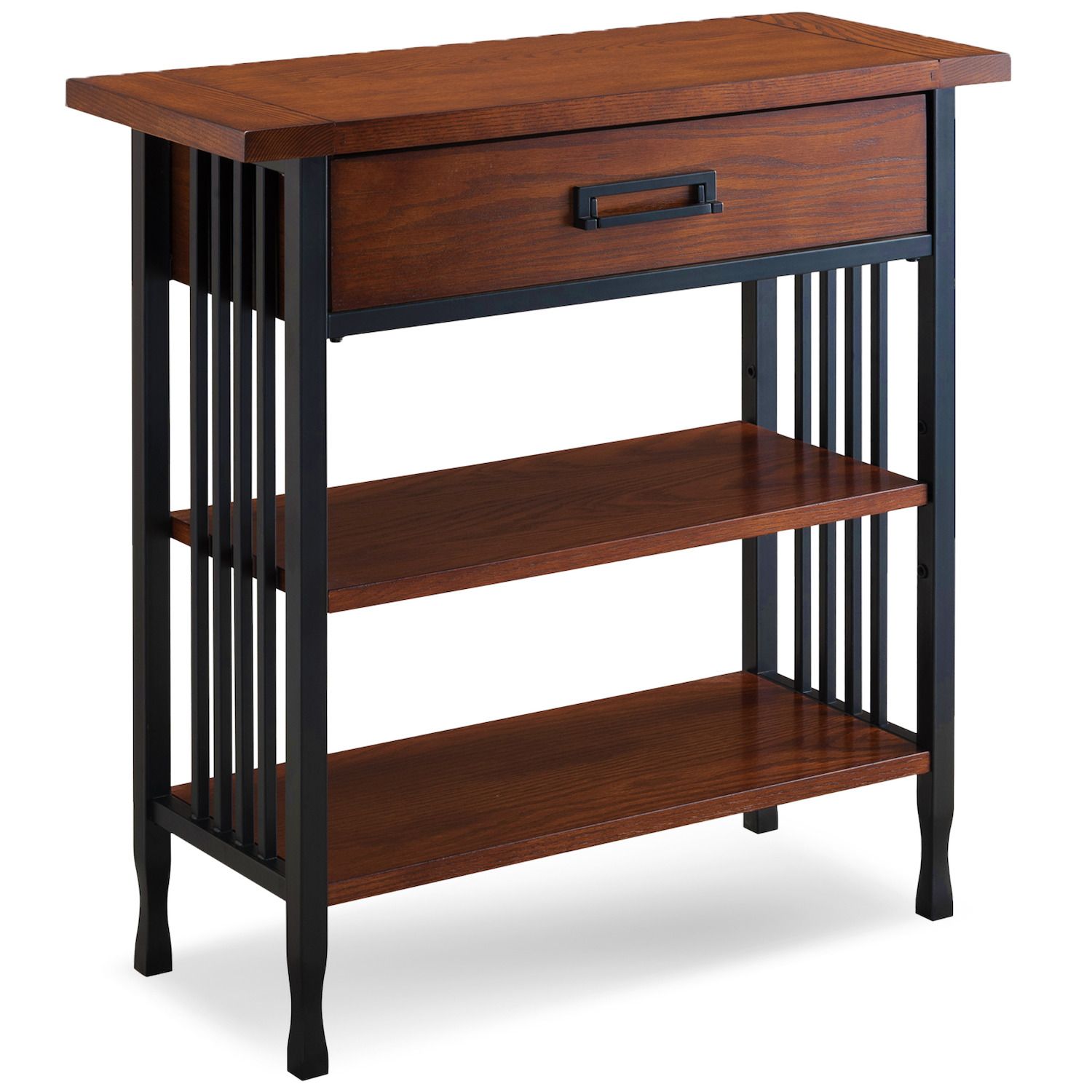 Image for Leick Furniture Ironcraft Bookcase with Drawer Storage at Kohl's.