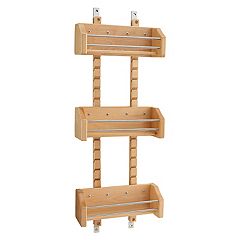 Wood Base Organizer 14 inch/3-Tier Pull-Out Shelf, 448-BC-14C