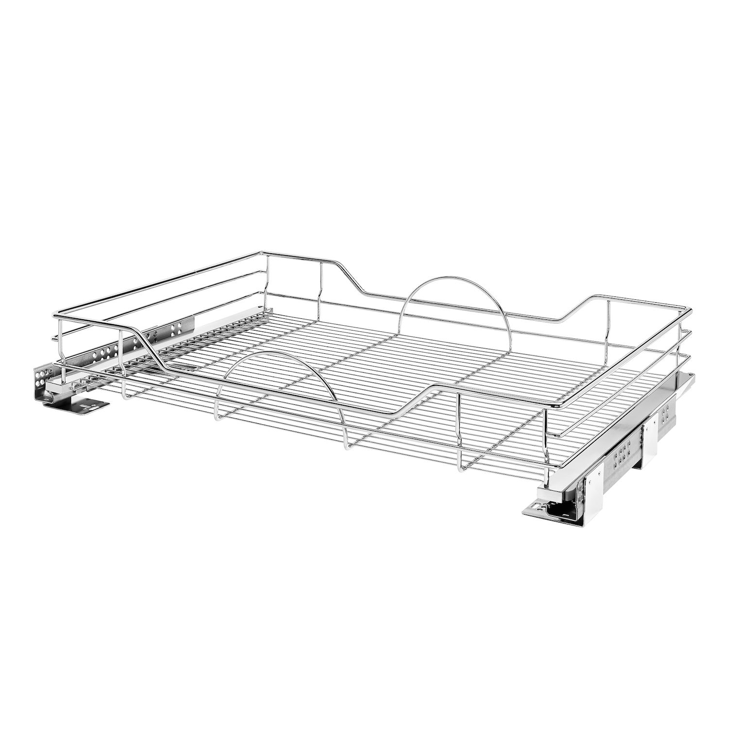 Rev-A-Shelf 5wb2-0922cr-1 9 x 22 2-Tier Cabinet Pull Out Wire Basket, Chrome