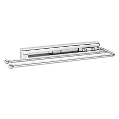 iDesign Axis Metal Over-the-Cabinet Paper Towel Holder Bar, Chrome