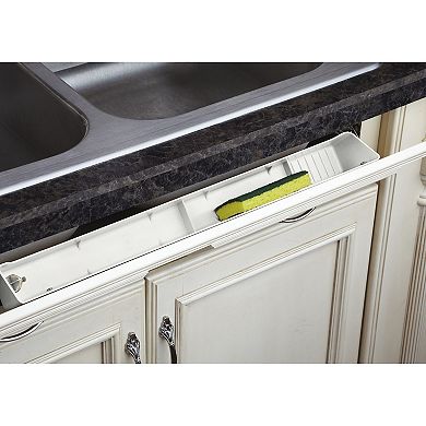 Rev-a-shelf 30 Inch Kitchen Tipout Tray Polymer, Plastic, White, Ld-6591-30-11-1