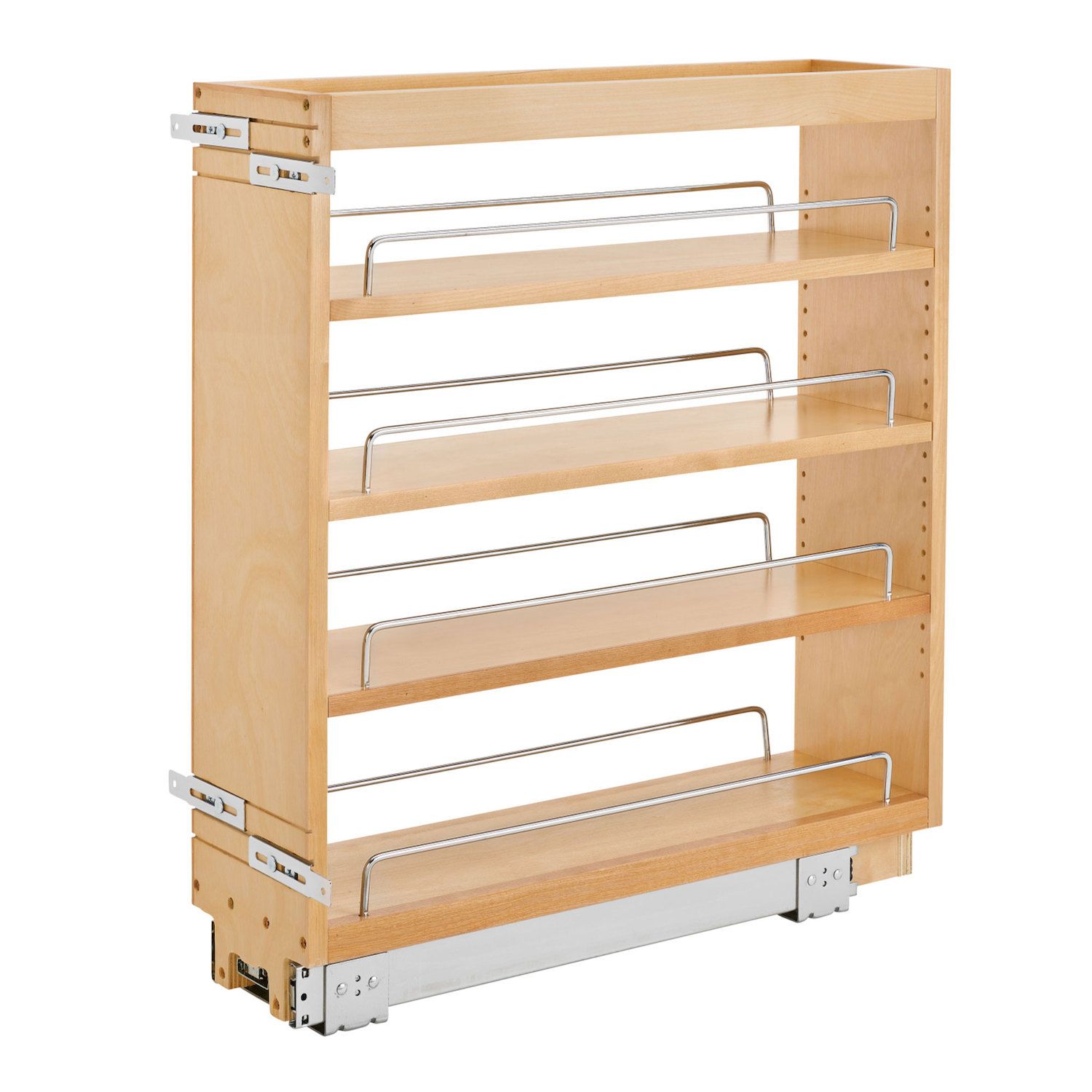 Rev-A-Shelf 5WB1-1220CR-1 12x20 Single Wire Basket Cabinet Pull Out Organizer