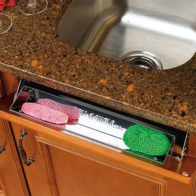 Rev-A-Shelf 28" Front Tip-Out Sink Tray Organizer for Kitchen Sink, 6541-28-52