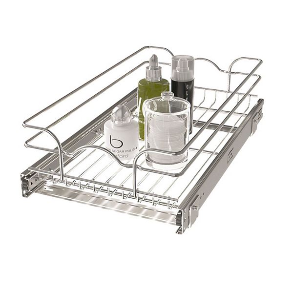 Rev A Shelf 5wb1 1220cr 1 12 X20 Single Wire Basket Cabinet Pull Out Organizer