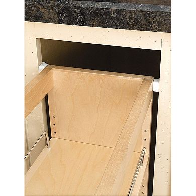 Rev-A-Shelf 448 5" Wood Pull Out Wall Cabinet Organizer (Certified Refurbished)