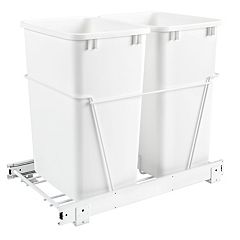 Blum bathroom trash bags - 100 clear 2.6 gallon small garbage