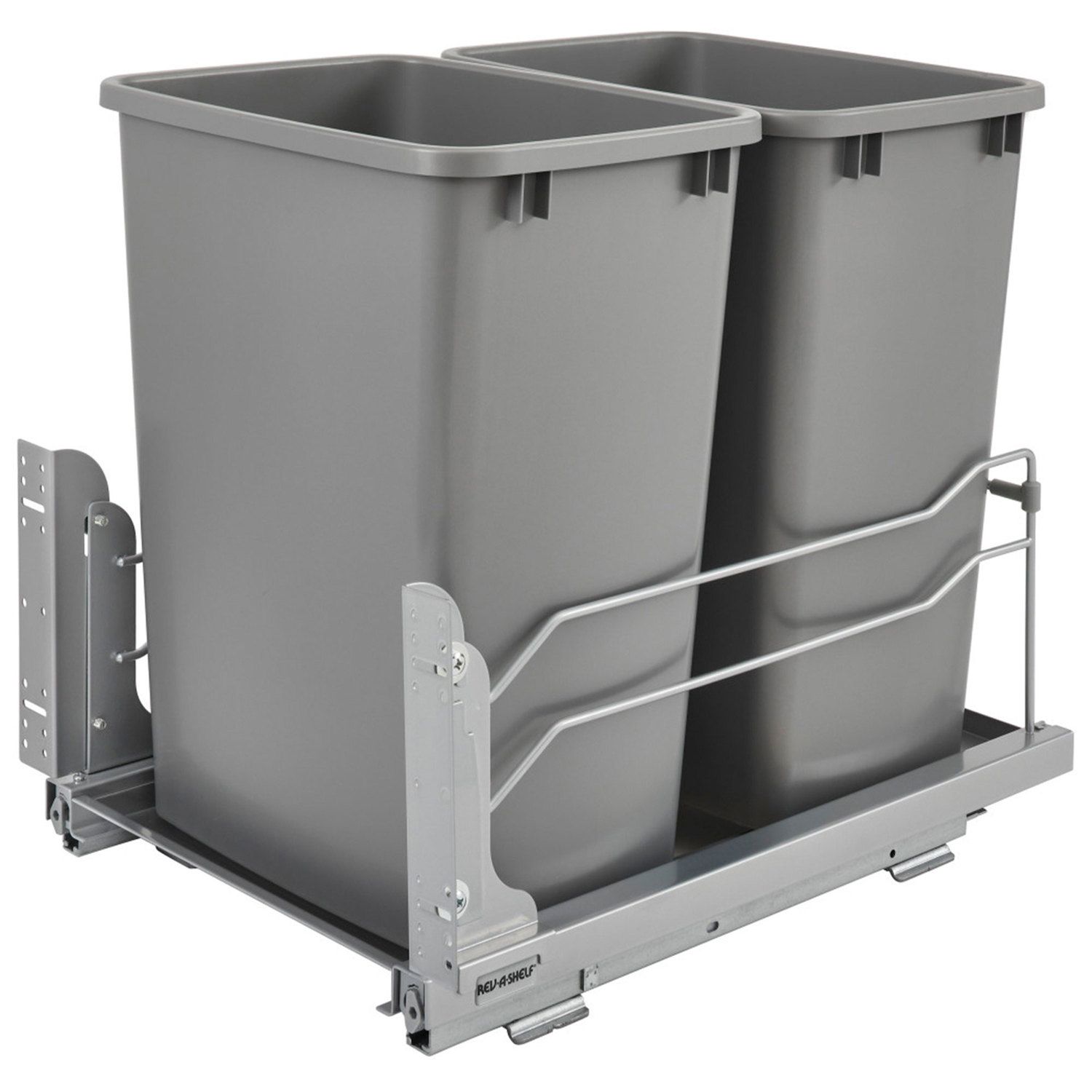 Rev-A-Shelf 35 Qt Under Sink Pull-Out Trash Can Replacement, RV-35-52