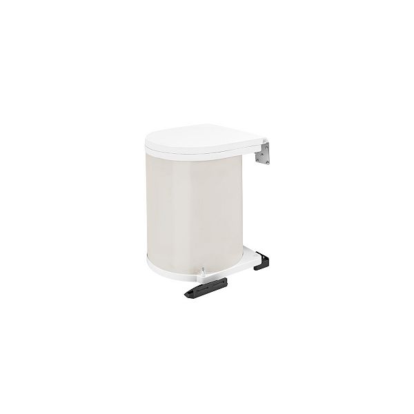 Rev-A-Shelf 14 Liter Pivot Out Waste Container White 8-010212-14