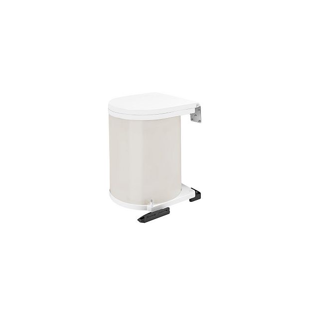 Rev-A-Shelf 14 Liter Pivot Out Waste Container White 8-010212-14