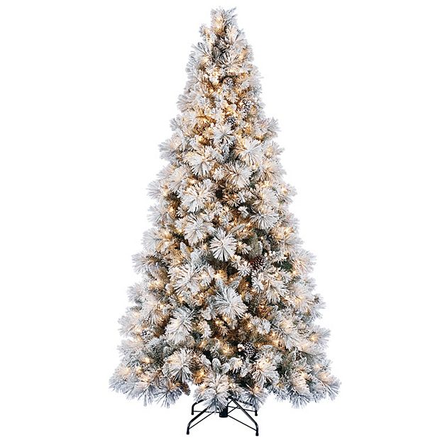 Flocked 7.5 on sale christmas tree