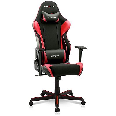 DXRacer Racing Ergonomic Computer Home Office Desk Gaming Chair Black and Red