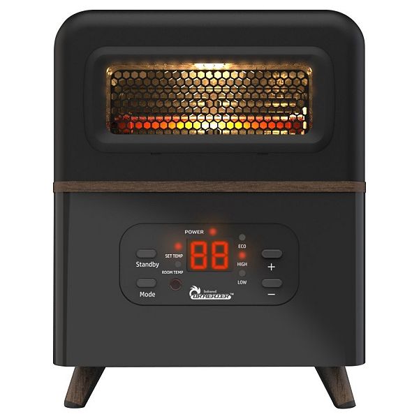 Dr. Infrared Heater DR-978 1500W Dual Heating Hybrid PTC u0026 Infrared Space  Heater