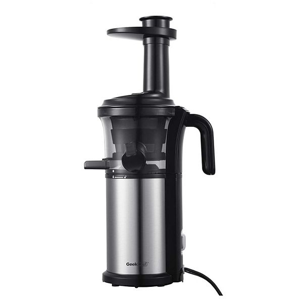 Geek Chef Compact Electric Masticating Juice Extractor (Certified