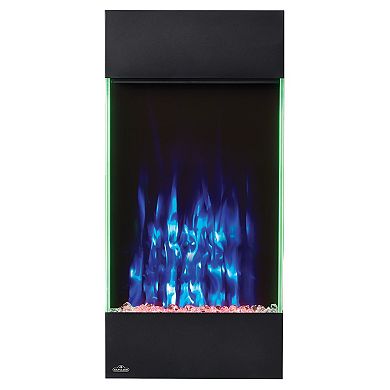 Napoleon Allure Vertical Wall Hanging LED Flame Electric Fireplace, 32 Inch Tall