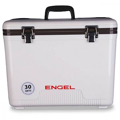Engel 30-Quart 48 Can Leak-Proof Compact Insulated Airtight Drybox Cooler, Pink