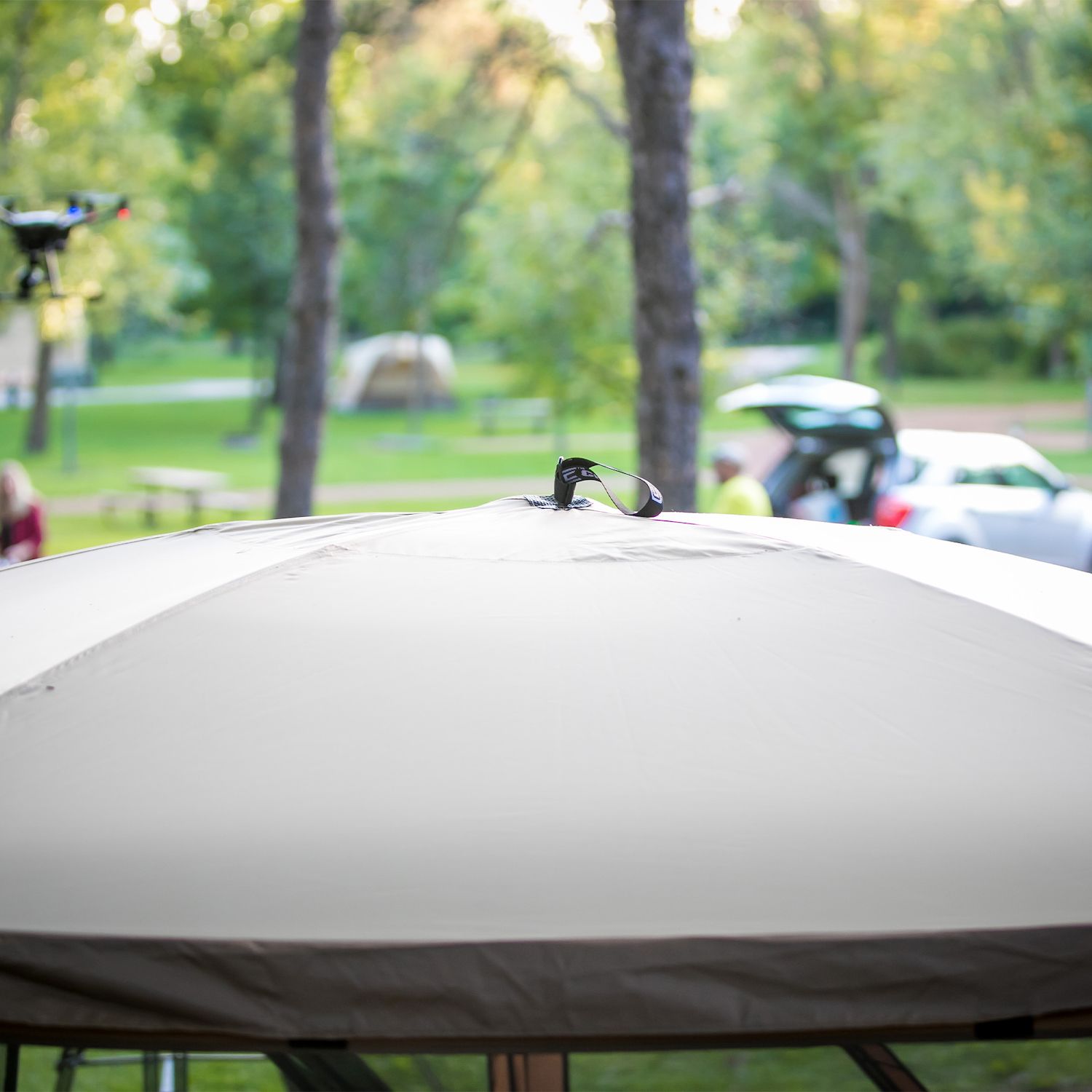 CLAM Quick-Set Pavilion Replacement Rain Fly Tarp Only - Tan Color (Open Box)