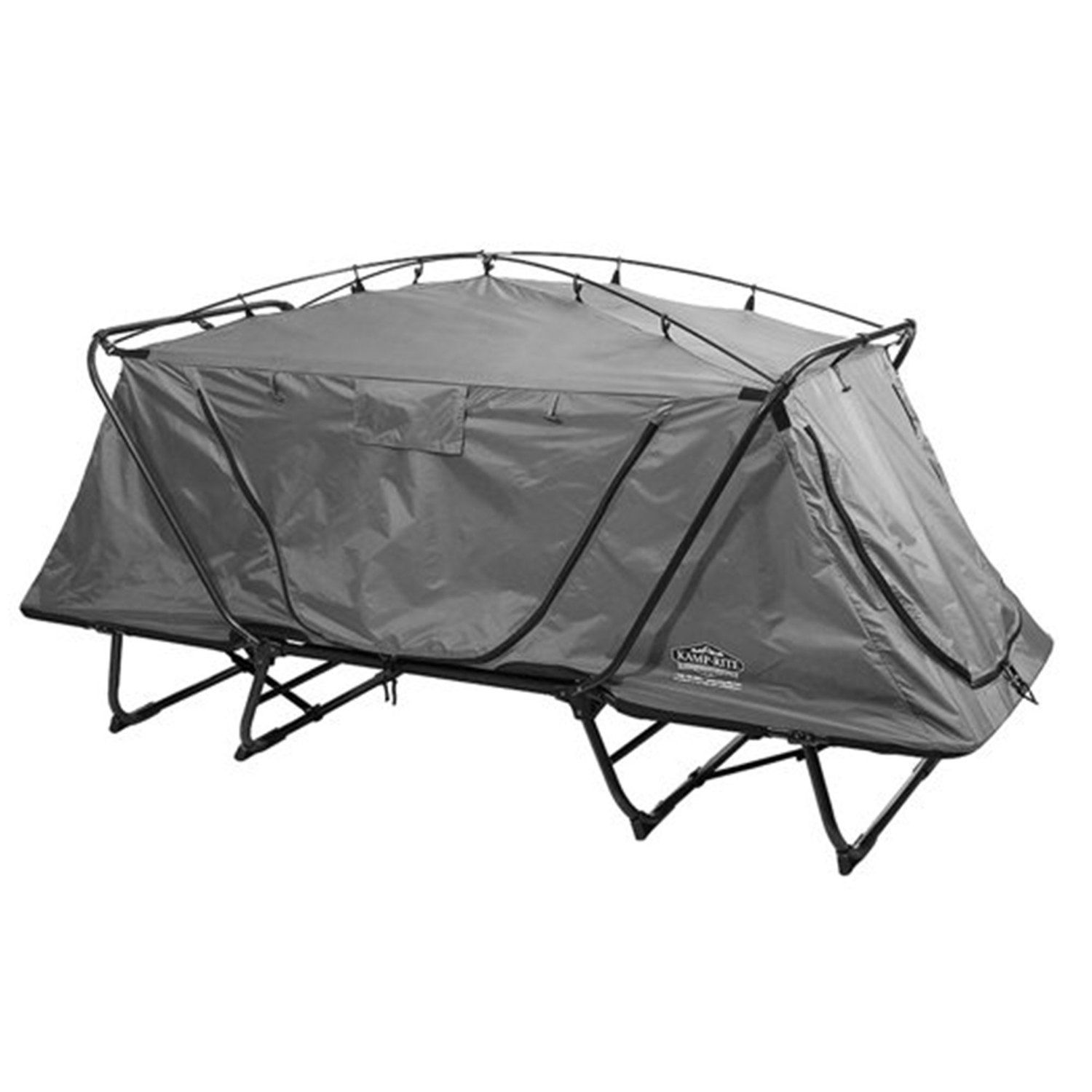 Kamp-Rite Quick Setup Tent Cot - 1 Person Multifunctional Camping Shelter, Lounge Chair & Cot
