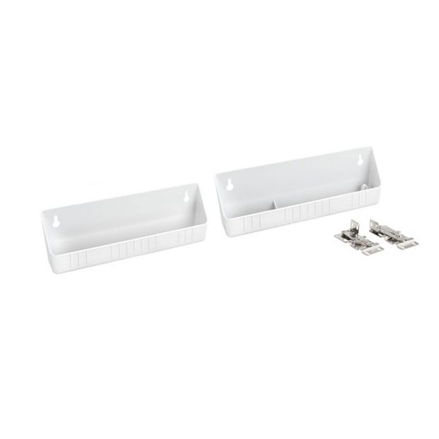 Rev-A-Shelf 11 inch Polymer Tip Out Trays White 6572-11-11-52